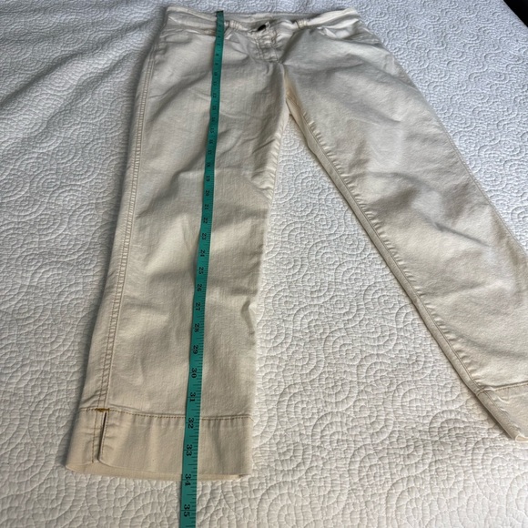 Eileen Fisher Cream Ankle & Cropped Jeans - Picture 6 of 9